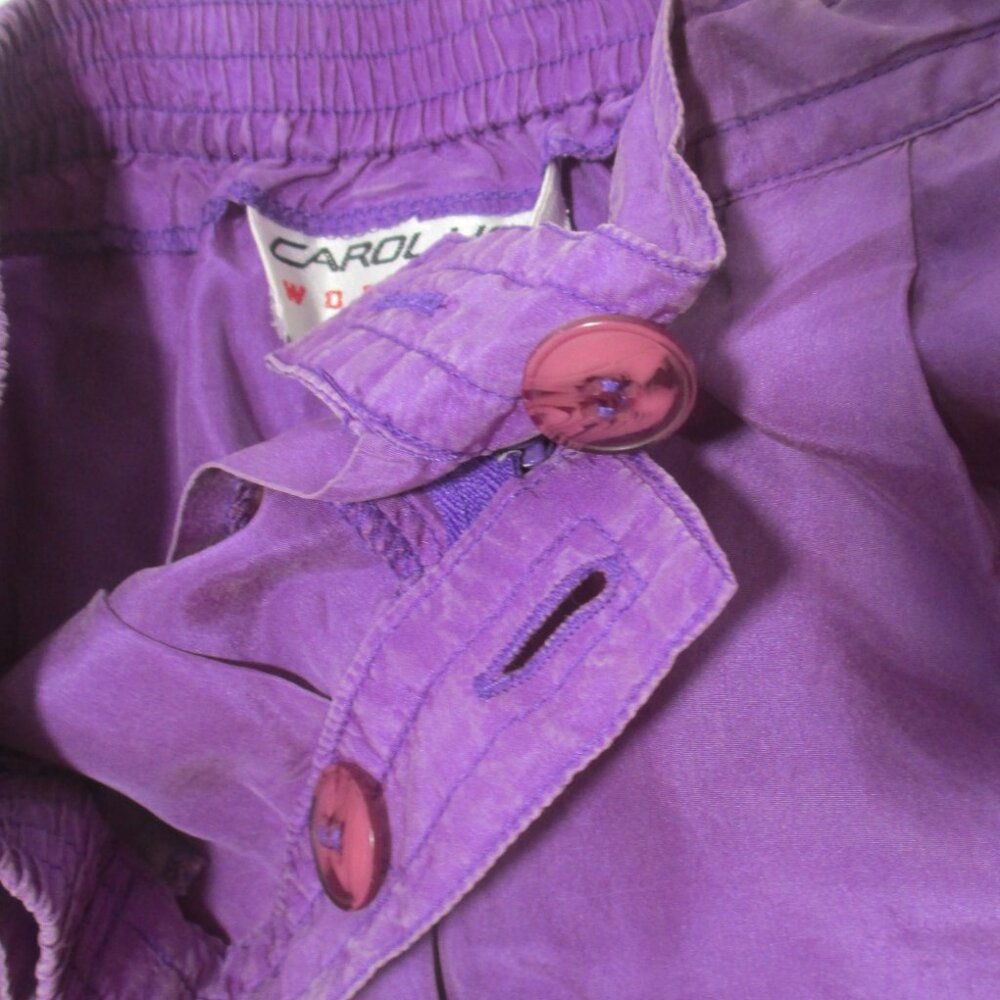 NOS Carol Horn High Waisted SILK Shorts Lot 3 Size Medium NWT RARE - Picture 8 of 14